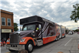Large semi truck in parade