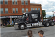 Semi truck in parade
