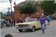 Convertible car in parade