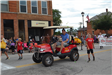 McDonalds golf cart in parade