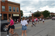 People walking in parade