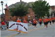 Marching band in parade