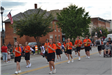 Marching band in parade