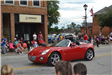 Convertible car in parade