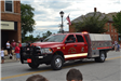 Fire pickup truck in parade