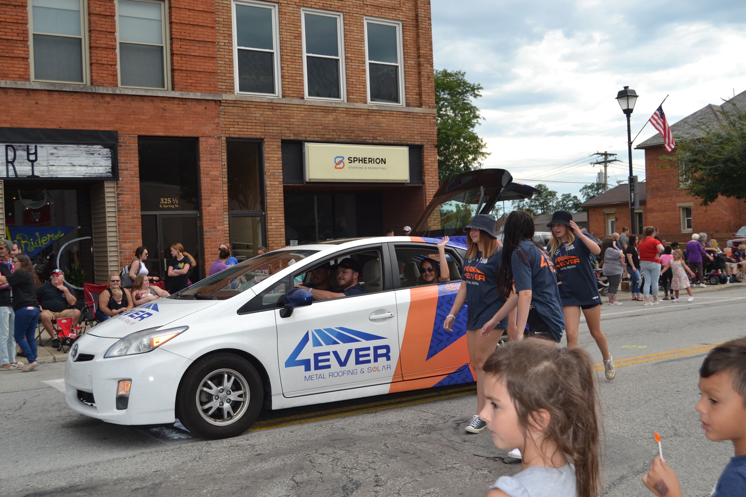 Car in parade