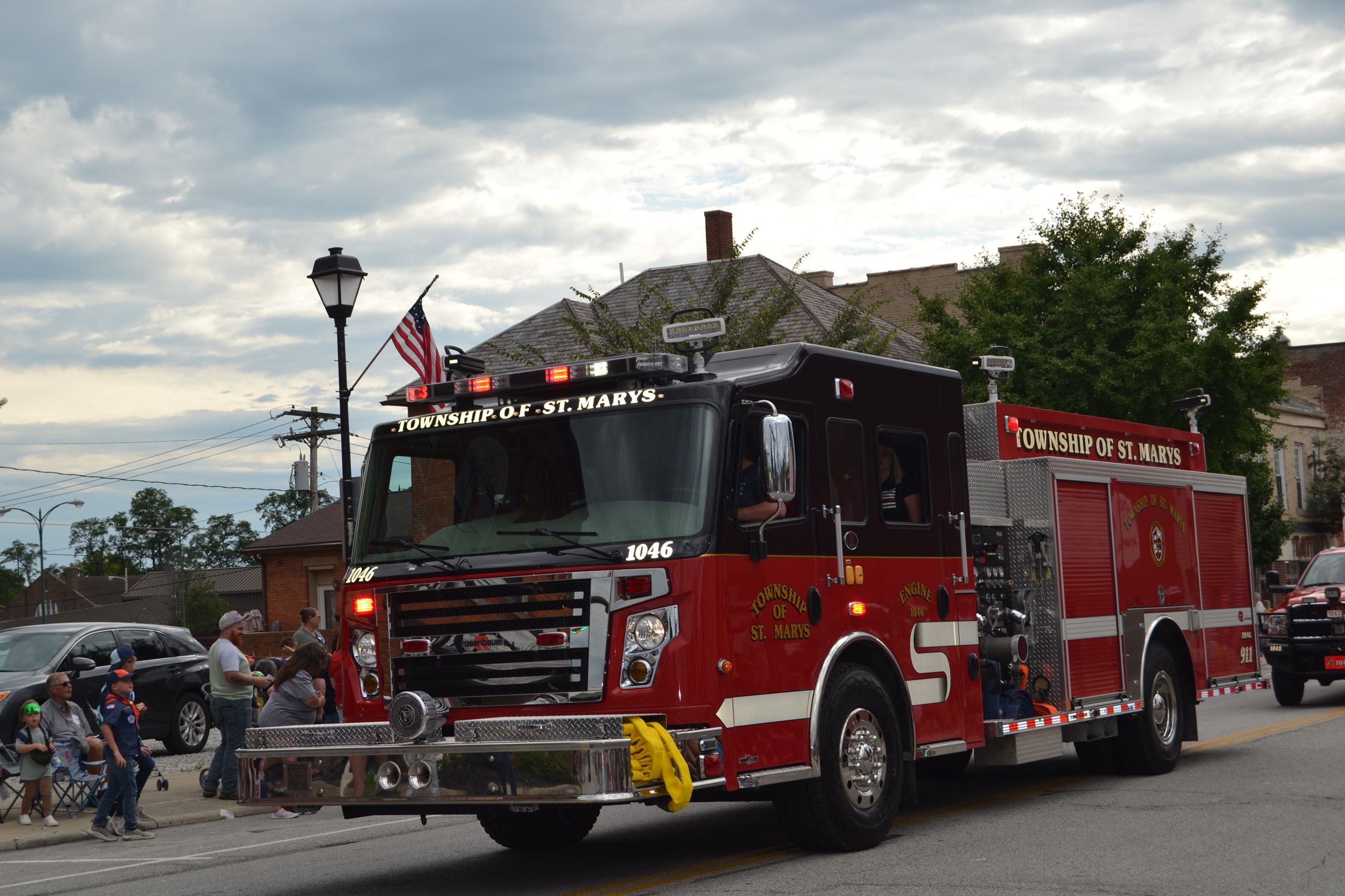 Fire truck in parade