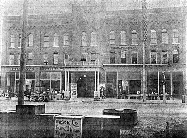 Large Building with Rows of Windows