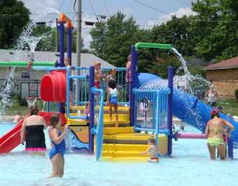 People Playing with Pool Playground Equipment